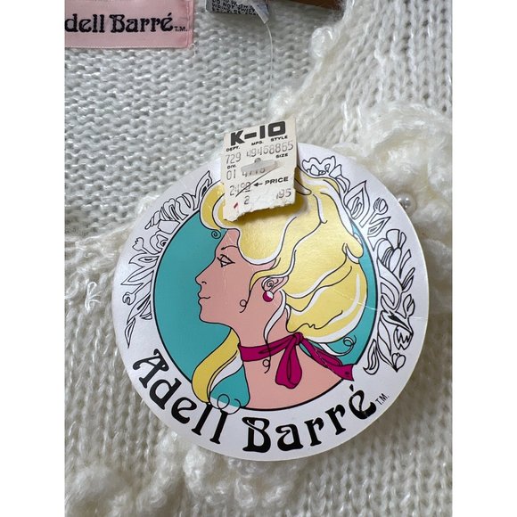 Adell Barre Vintage Pullover Sweater Women L Floral Cozy Bohemian Minimalist NEW - Picture 4 of 9